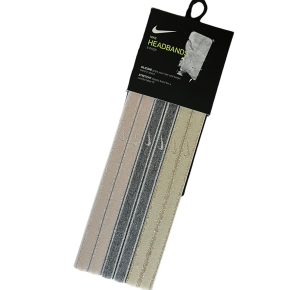 Nike Six Pack Metallic Headbands NEW! - Picture 3 of 10